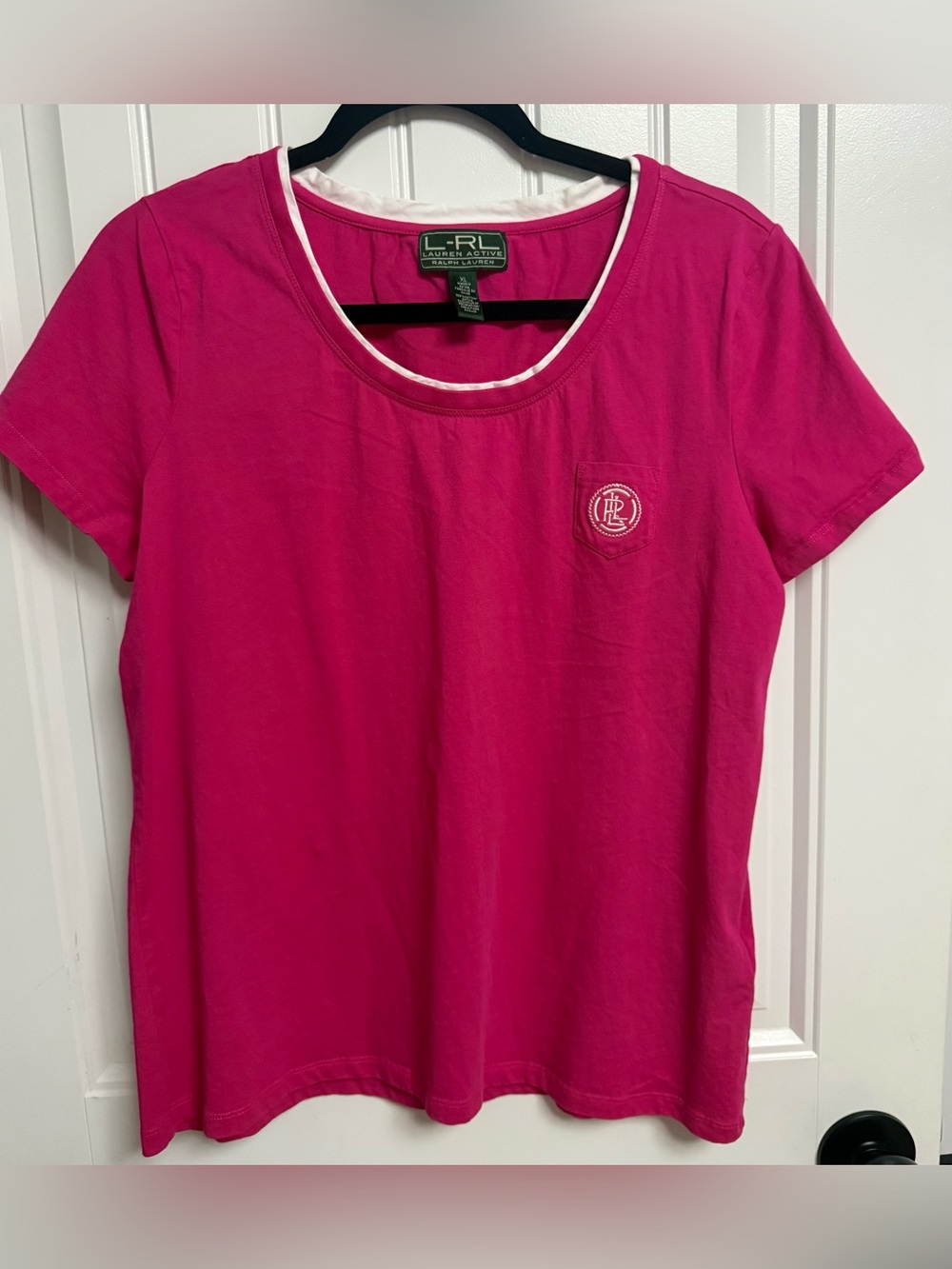 Ralph Lauren Hot Pink Short Sleeve Crewneck Tee